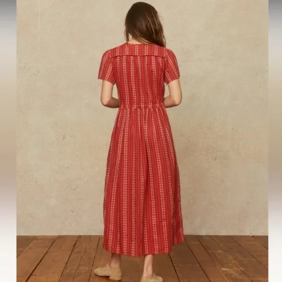 Christy Dawn “Dawn Dress” in Hibiscus Zinnia Stripe - Picture 7 of 10